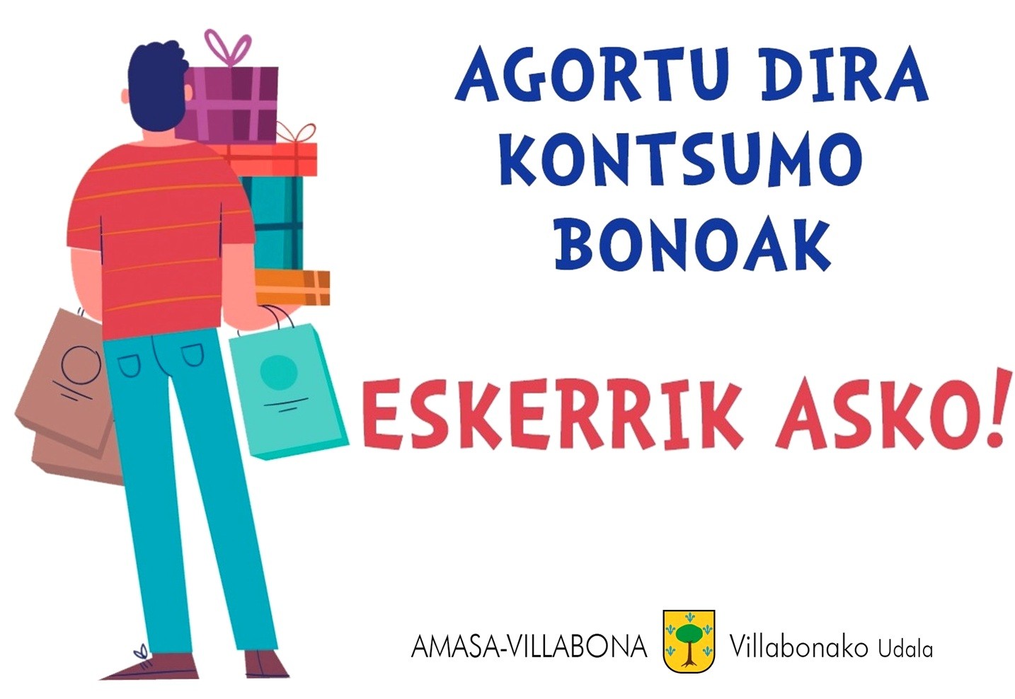 Agortu dira herritarren eskura jarritako kontsumo bonoak