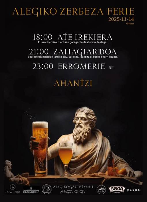 Alegiako Gaztetxearen 38. urteurrena