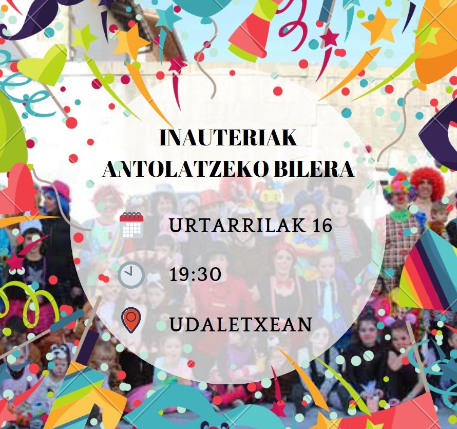 Berastegiko Inauteriak antolatzeko bilera