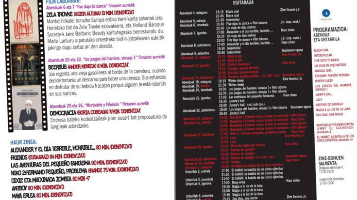 Gaur abiatuko da Tolosako zine programazio berria