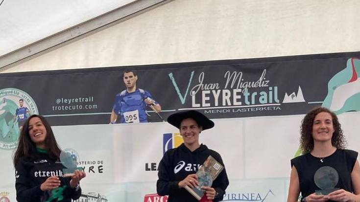 Sarah Ugartek V. Juan Migueliz Leyre Trail mendi lasterketa irabazi du