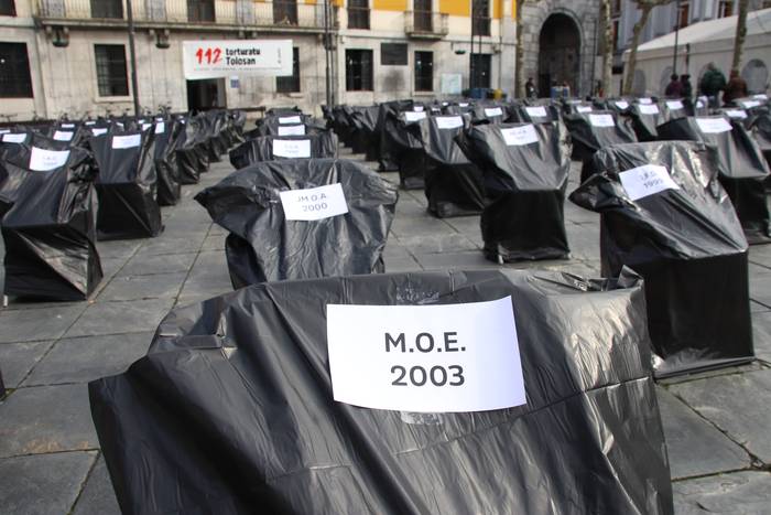 Informazio gunea jarriko du gaur Tolosan, Euskal Herriko Torturatuen Sareak