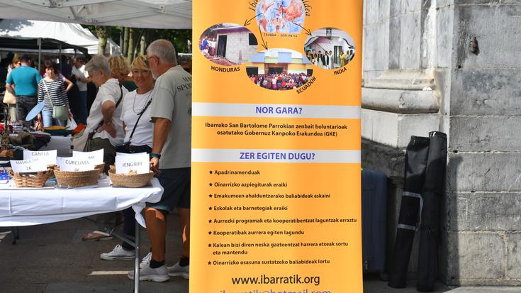 Ibarrako Misio Taldeak elkartasun azoka egingo du larunbatean