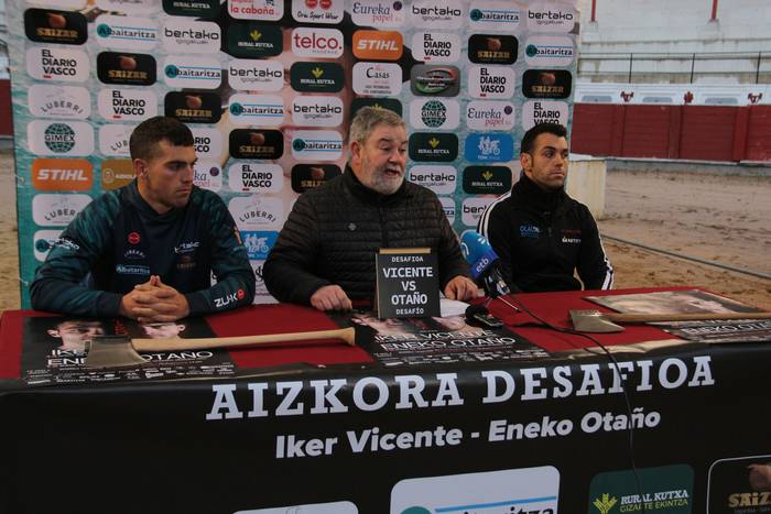 Vicente eta Otaño nor baino nor urteko lehen desafioan