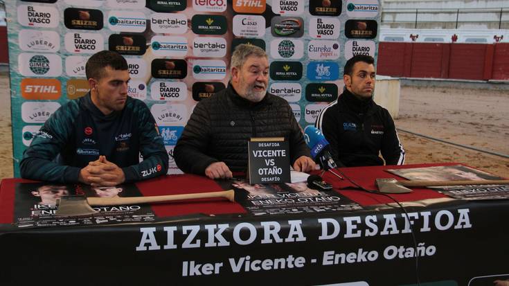 Vicente eta Otaño nor baino nor urteko lehen desafioan