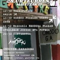 Gaztetxearen 28. urteurrena