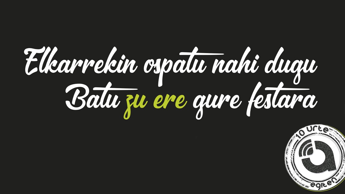 Gaur 'Ataria'-ren 10. urteurreneko festa