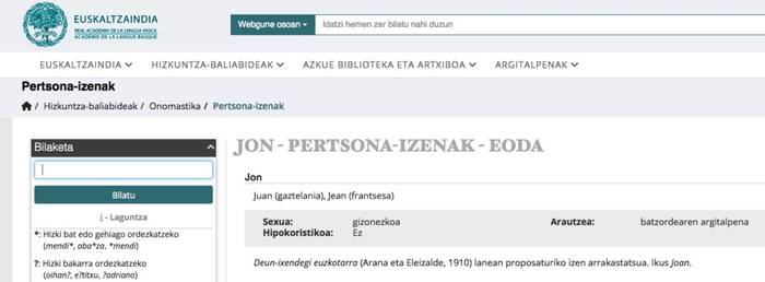 'Jon' izateaz harro