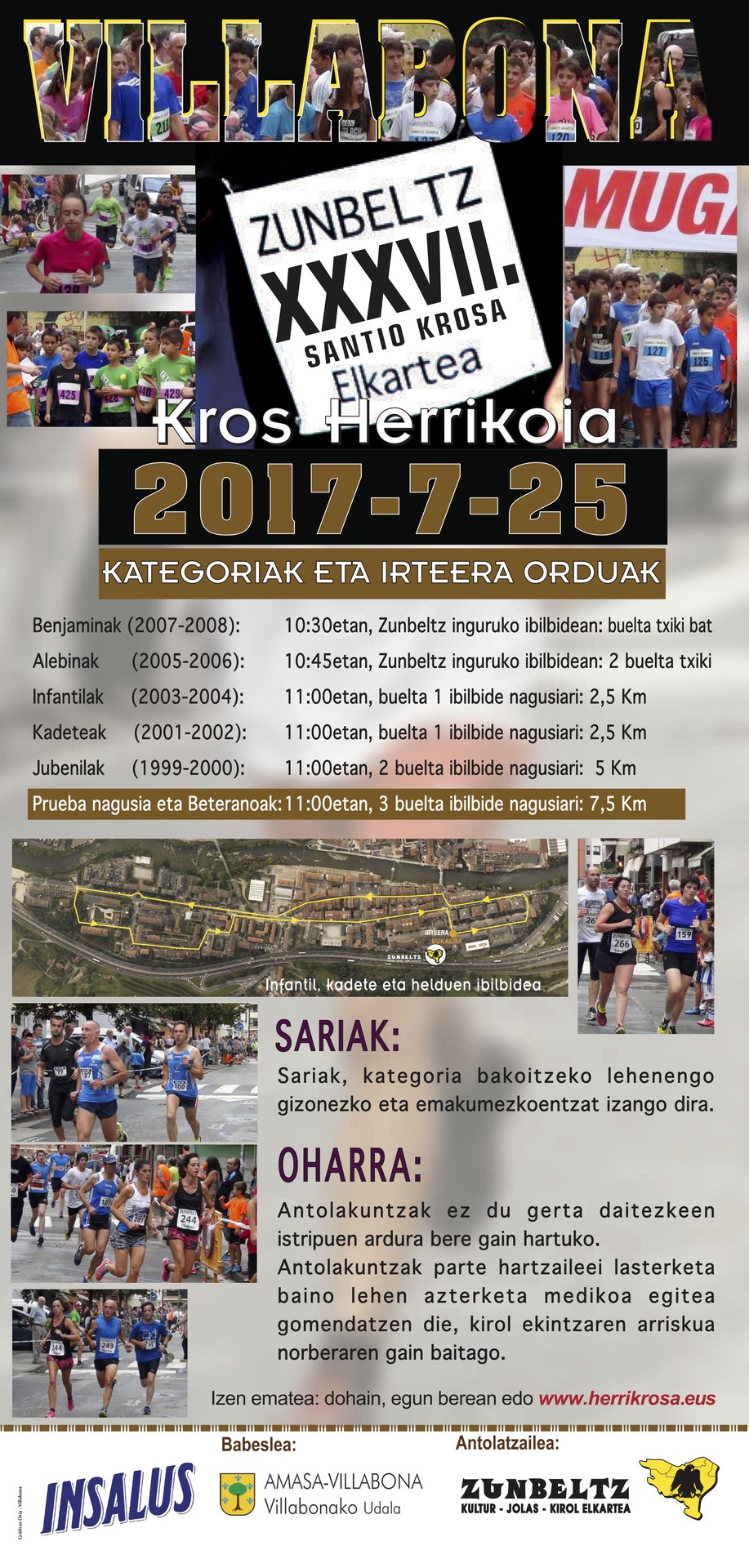 Uztailaren 25ean Santio Kros herrikoia Zunbeltz elkarteak antolatuta