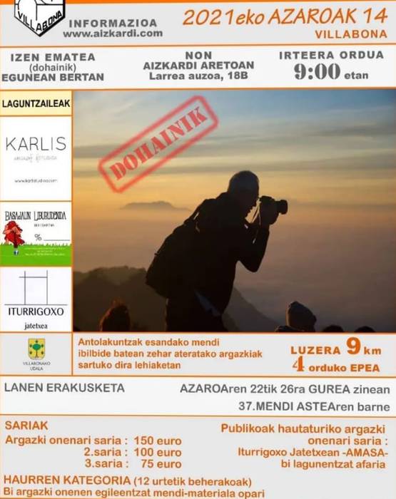 Aizkardiko argazki rallya