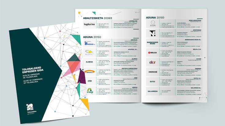 Tolosaldeko enpresen gida argitaratu du Tolosaldea Garatzenek