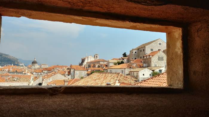 Dubrovnik-eko teilatu gorriak