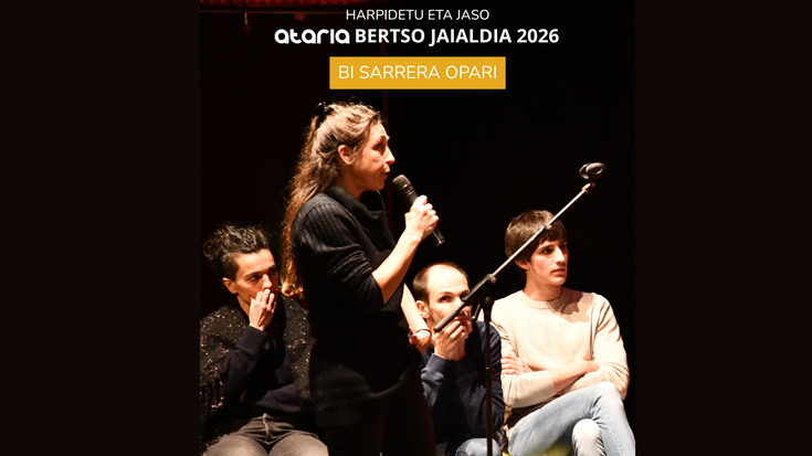 Harpidetu eta jaso Ataria Bertso Jaialdirako sarrerak opari