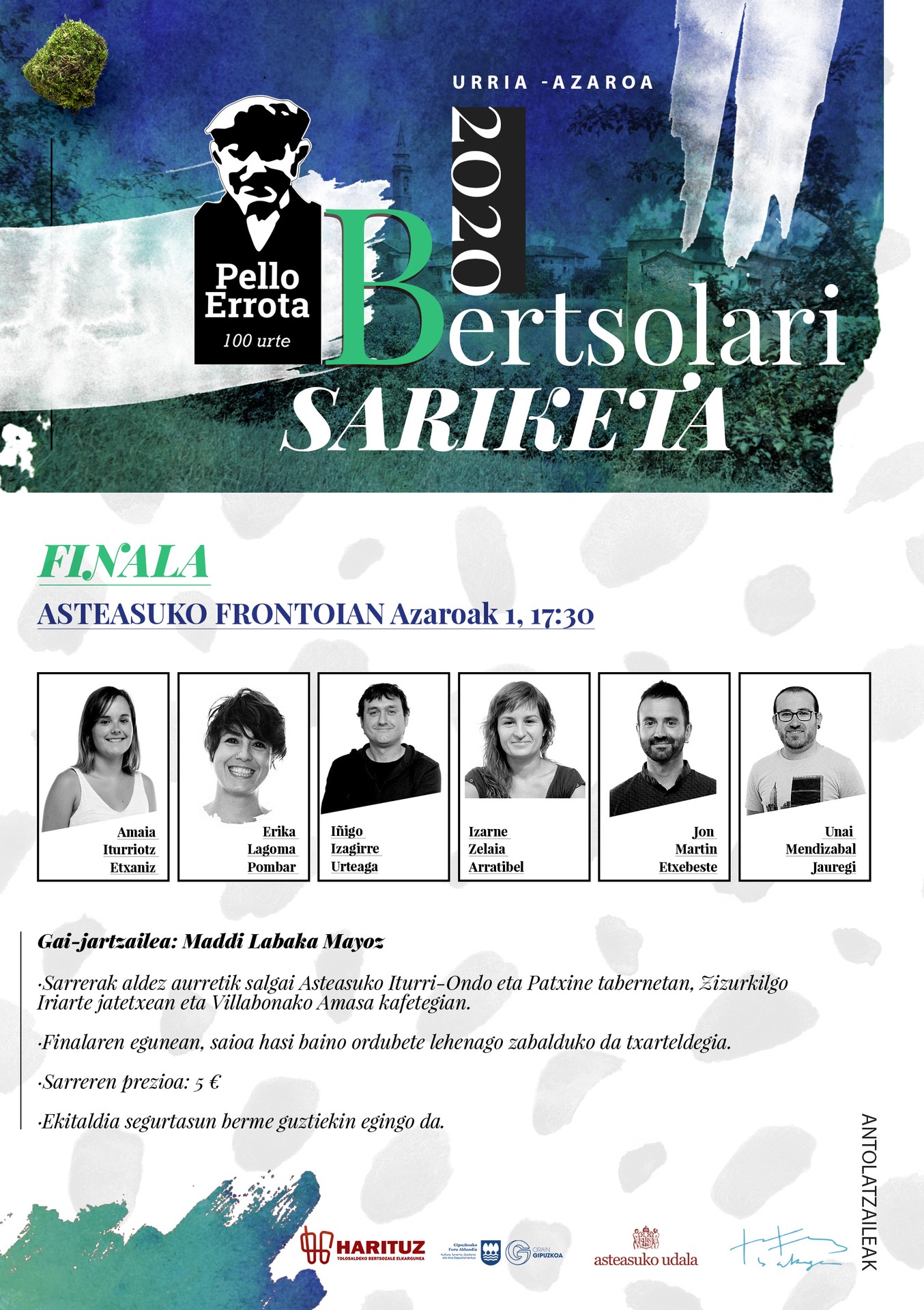 II. Pello Errota sariketako finalerako sarrerak salgai