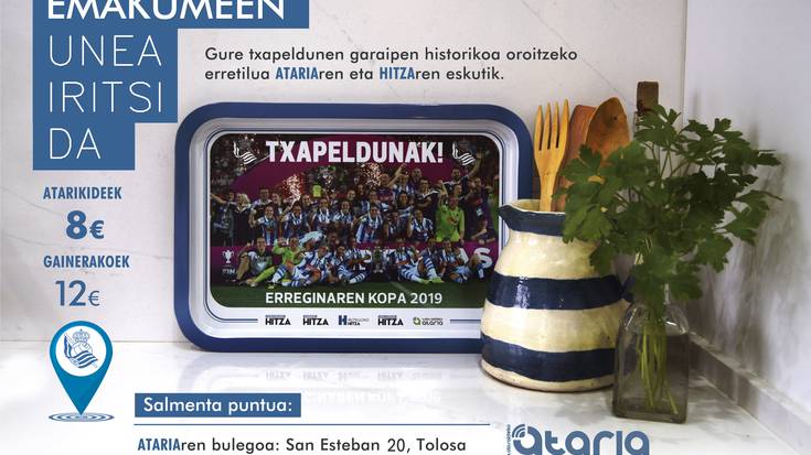 Bandeja berezia, Txapeldunen garaipen historikoa oroitzeko