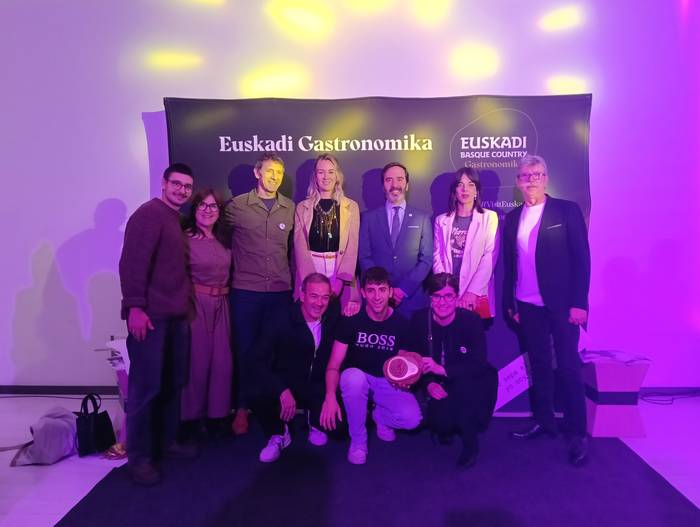 Tolosaldeak Euskadi Gastronomikaren Elkarrekin Saria jaso du, turismo gastronomikoaren lankidetza ereduagatik