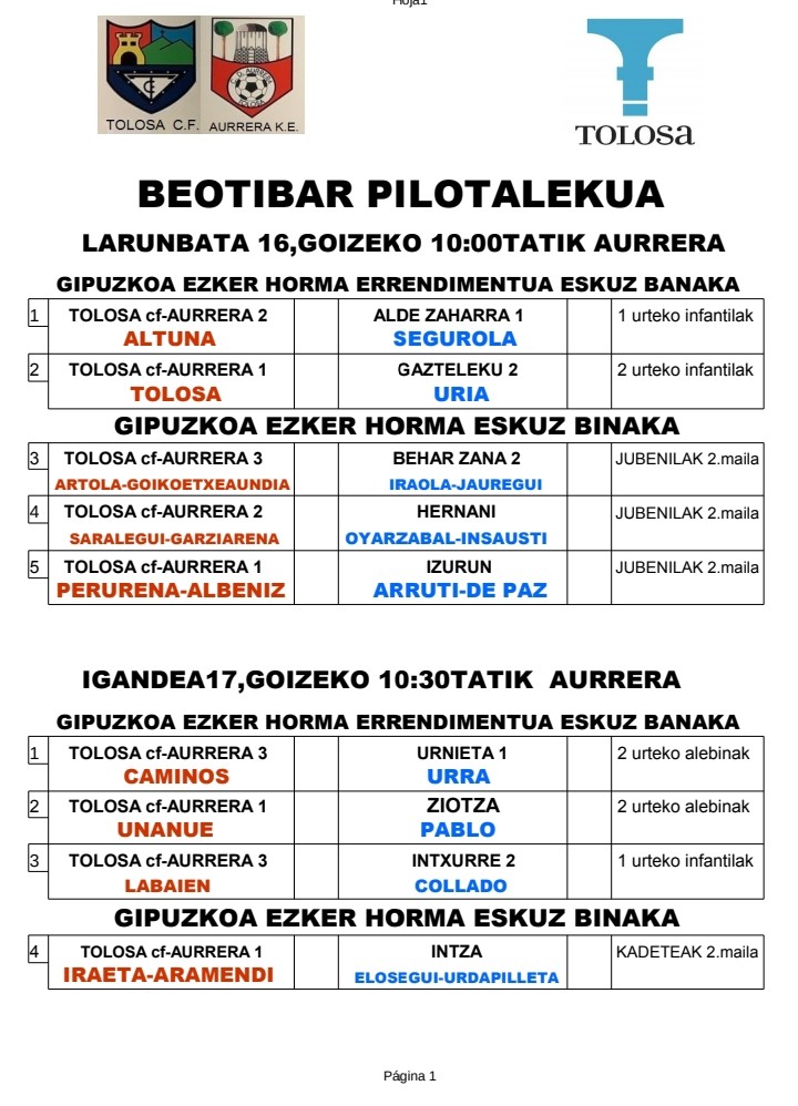 KARTELERA  BEOTIBAR  2019/11/16-17
