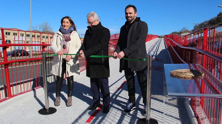 Inauguratu dute Villabona eta Irura arteko bidegorria