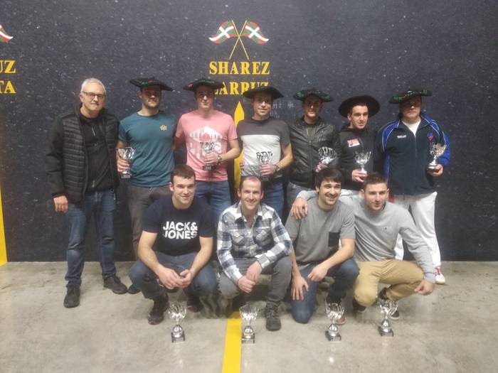 Behar Zanako hiru bikote Gipuzkoako txapeldun