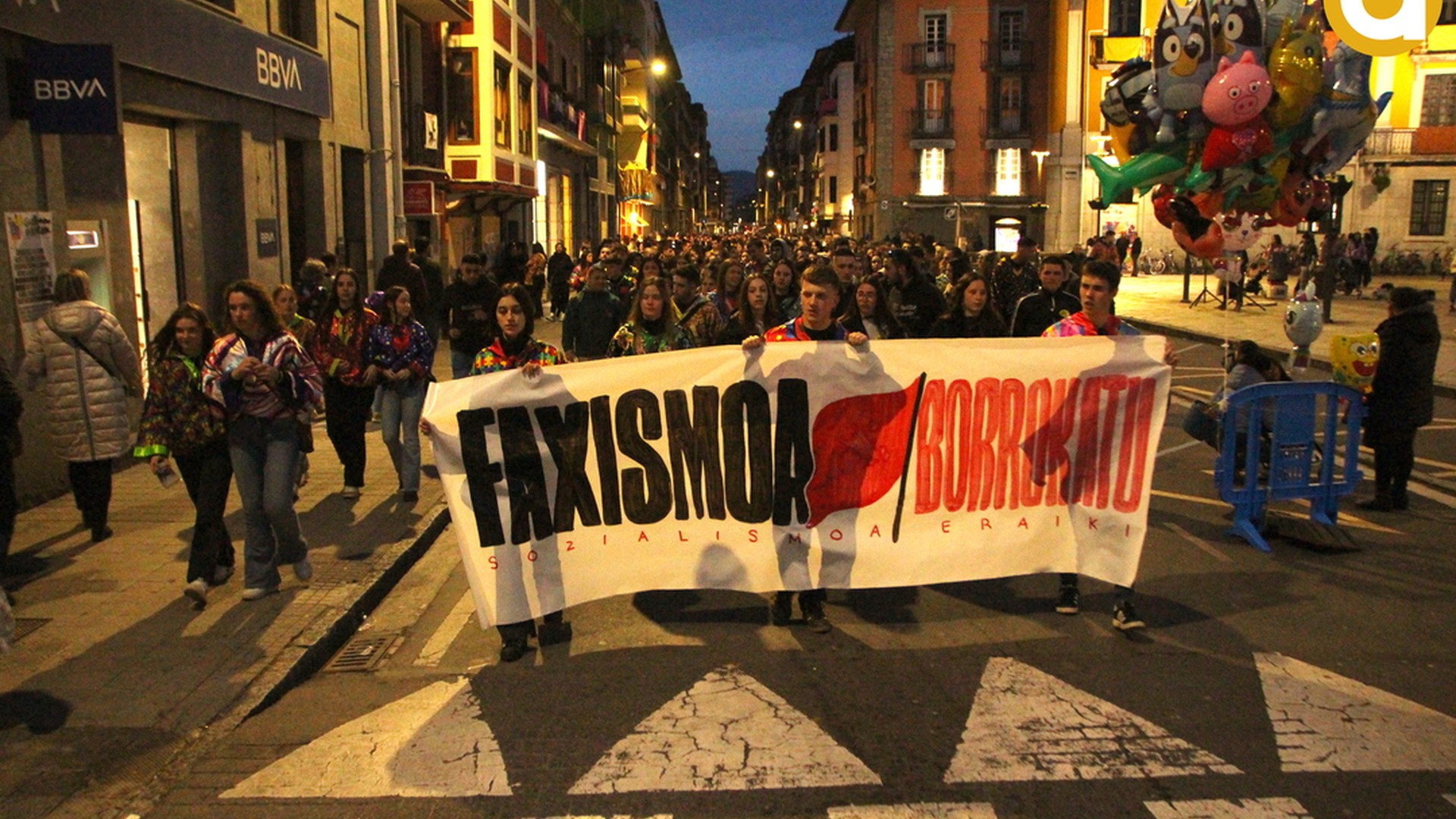 Manifestazioa faxismoaren aurka