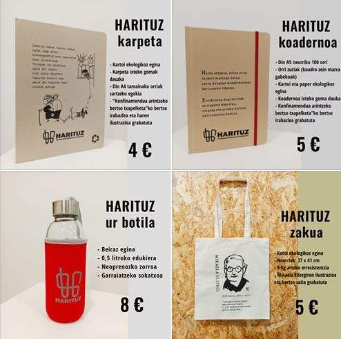 Harituzen produktuak ostiralean jarriko dituzte salgai