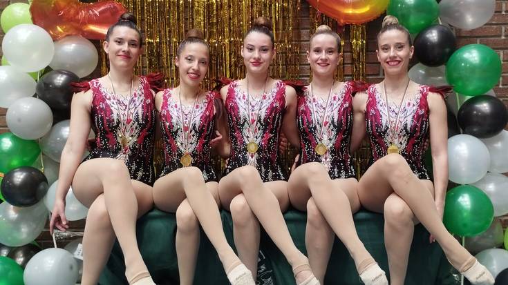 Belabieta kirol klubeko gimnastek asteburu bikaina izan dute
