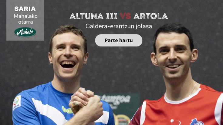 Buruz buruko finala: hartu parte eta irabazi saria