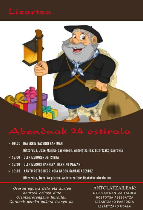Kantari eta olentzero