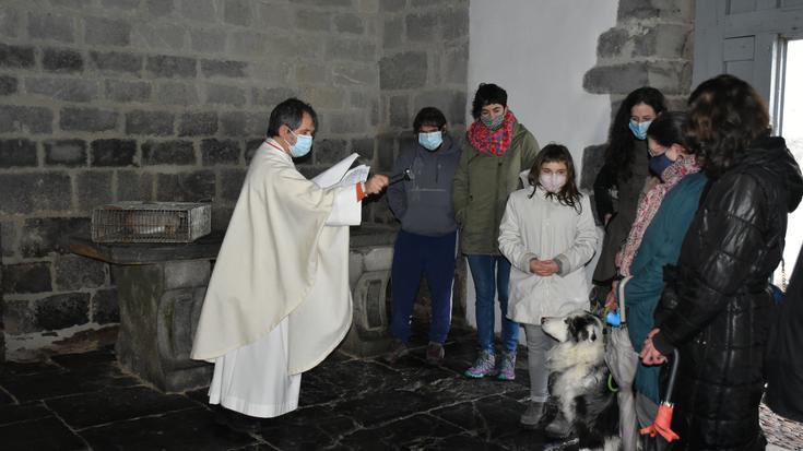 Animaliek bedeinkapena jaso dute San Anton egunean