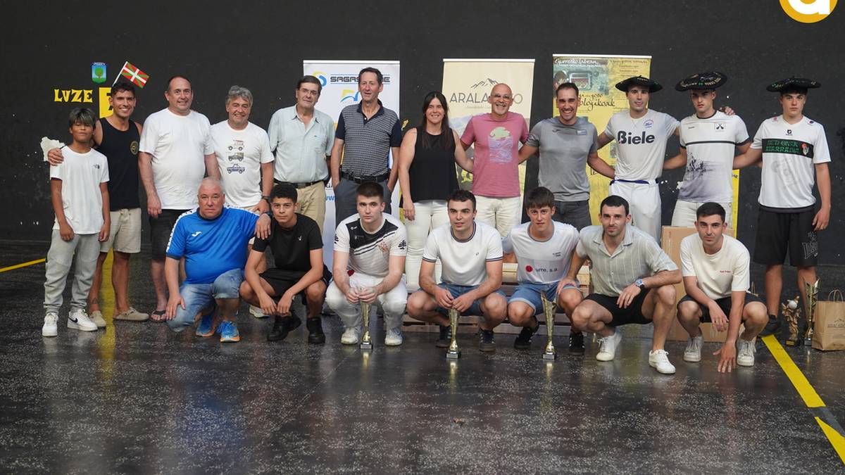 Sergio Santesteban, Unax Ramirez eta Iker Egiguren txapeldun Amezketako buruz burukoan