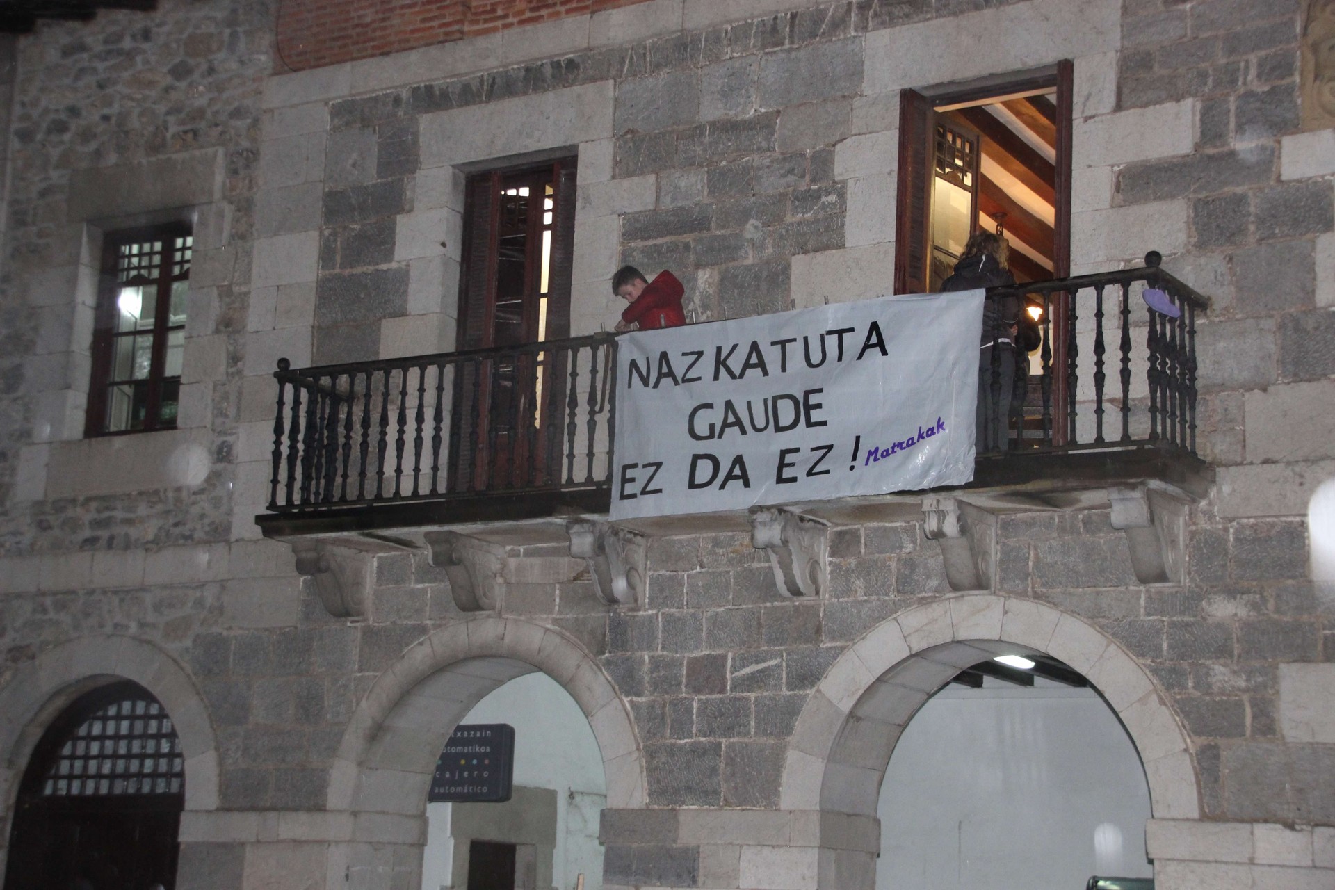 Bidania-Goiazko Udala eraso matxisten aurka azaldu da