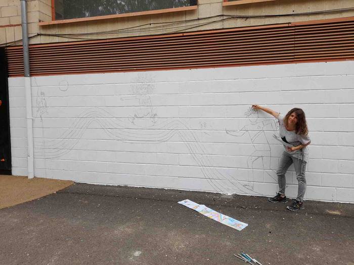 Ikaztegieta, mural margoketa 52 1654855841845