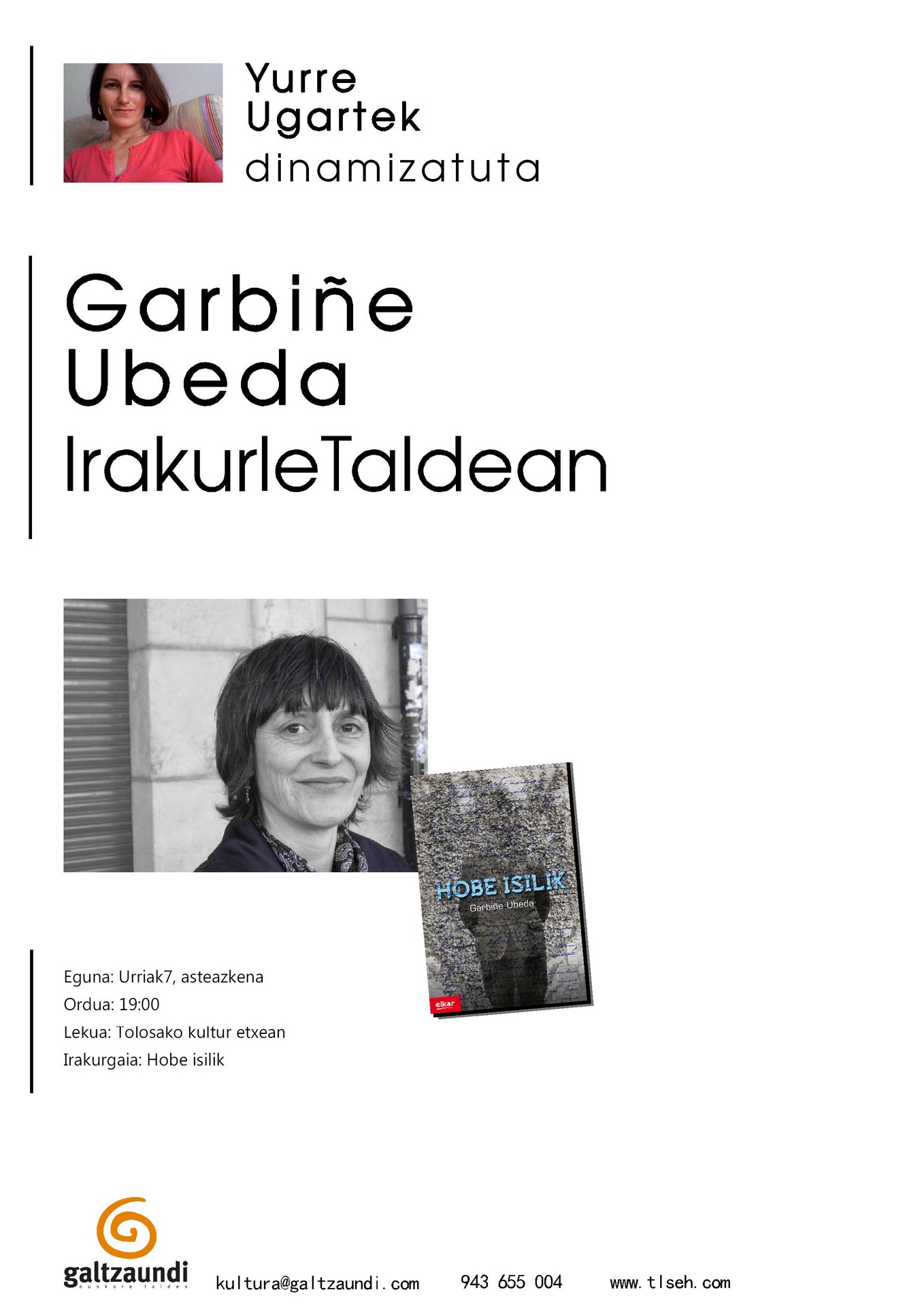 Yurre Ugarte eta Garbiñe Ubeda bihar irakurle taldean