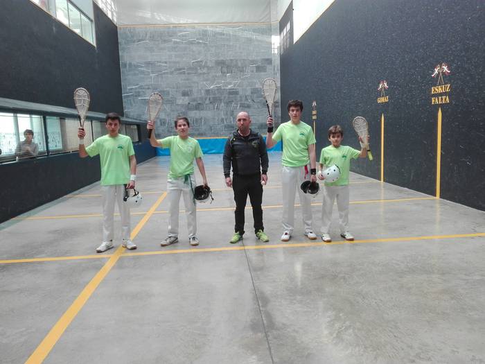 Maiza-Lopetegi eta Zabalegi-Isasa Xare  Txapeldunak,  Iruran