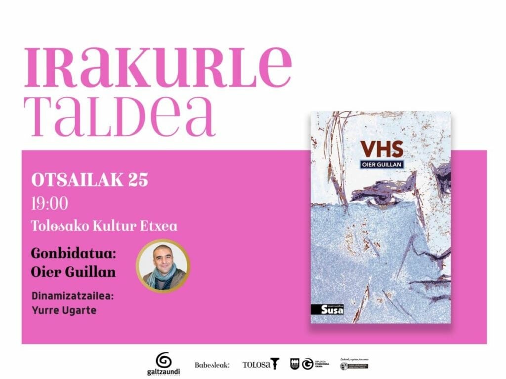 Oier Guillan, irakurle taldearen otsaileko saioan