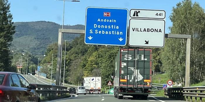 Villabonan N-I errepideko 441 irteera adarra itxi egingo da Lasarte-Oria noranzkoan