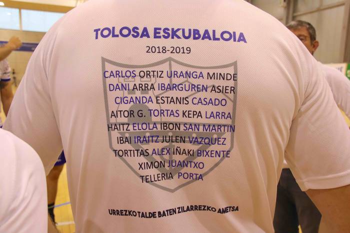 Tolosa CF Eskubaloia, ligako 135 1557054486797