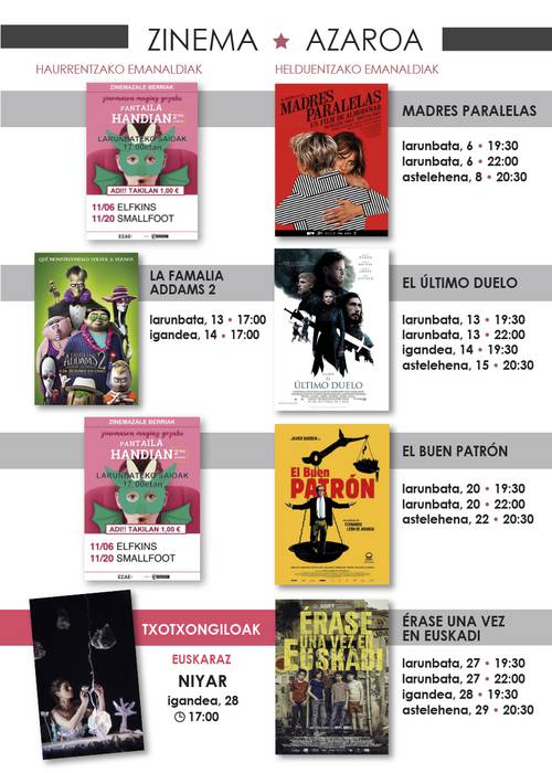 Azaroko kultur egitaraua Amasa-Villabonan