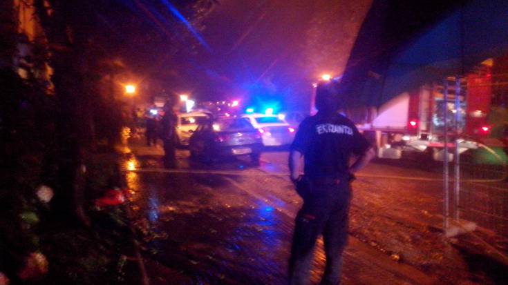 Sutea izan da bart Amarozko etxe batean