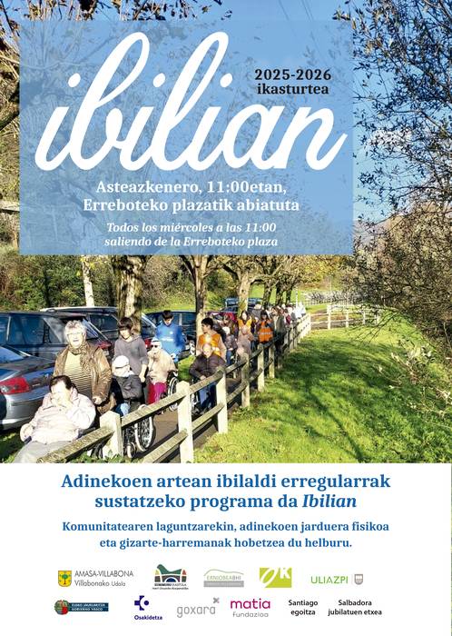 Ibilian ekimenak asteazkenean hasiko du ikasturte berria