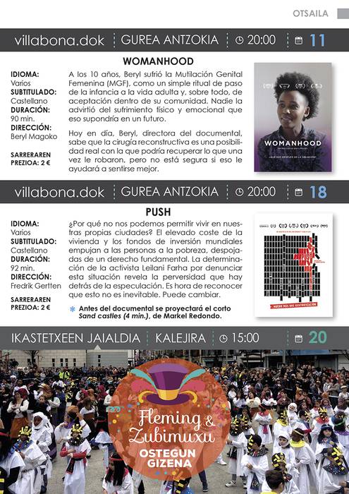 Otsaileko kultur programazioa