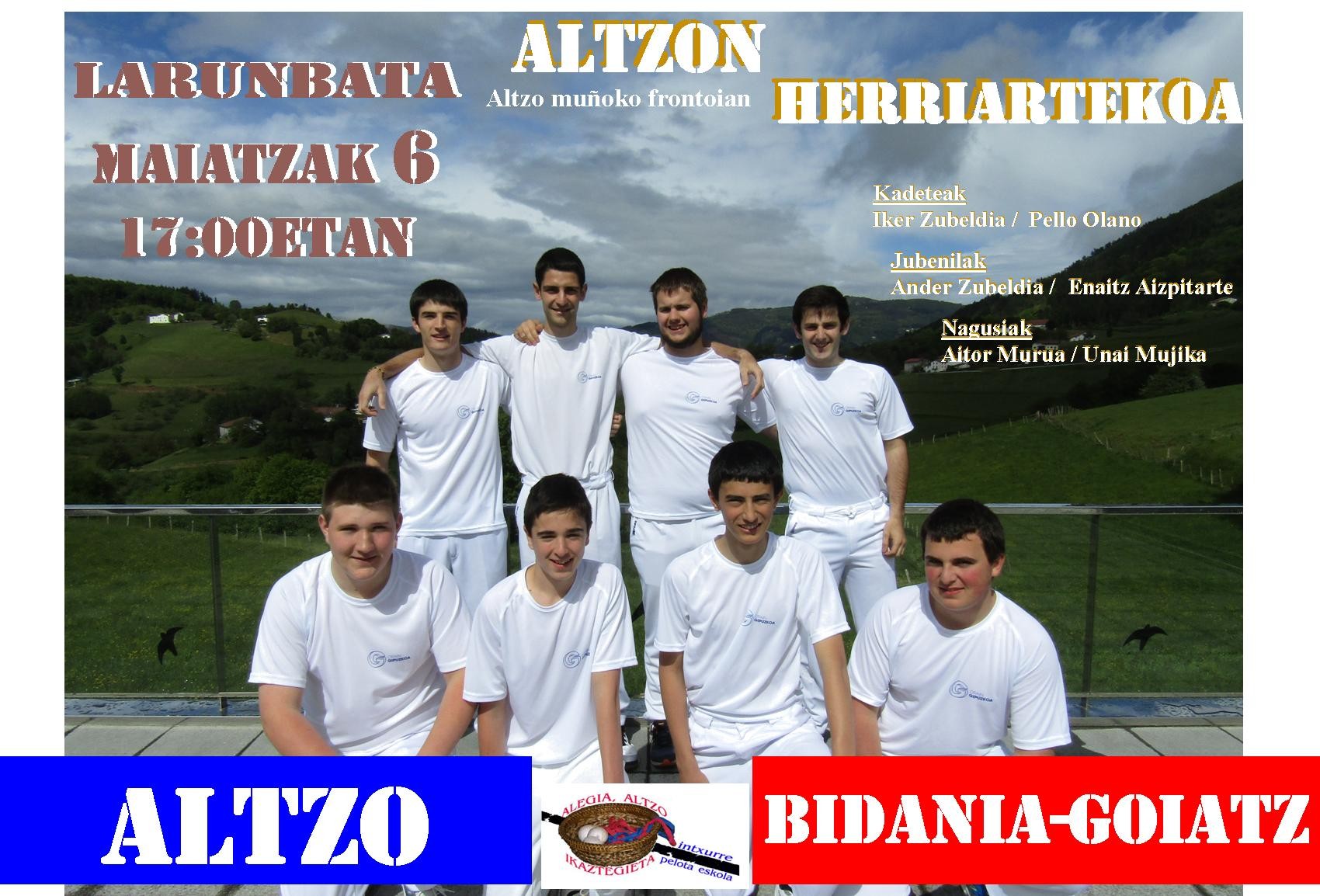 Altzo eta Bidania-Goiatz aurrez aurre