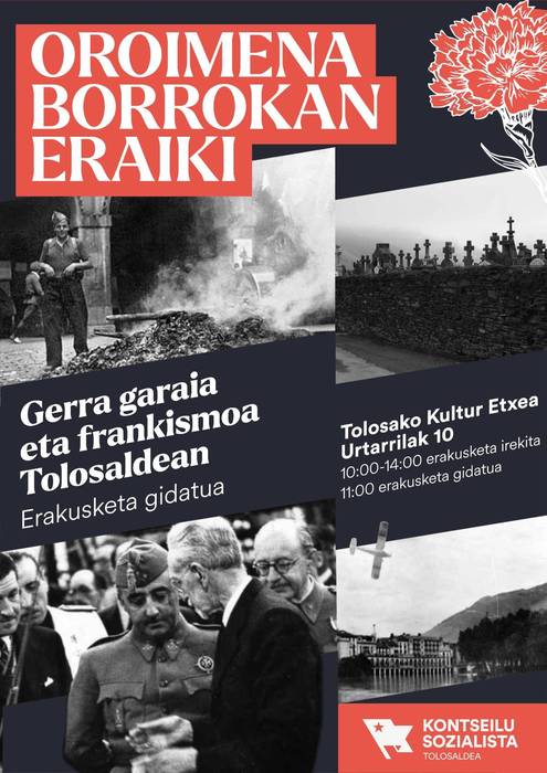 'Oroimena borrokan eraiki' erakusketa