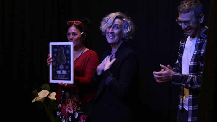 Yolanda Arrieta, Galtzaundiren apirileko solasaldi literarioan