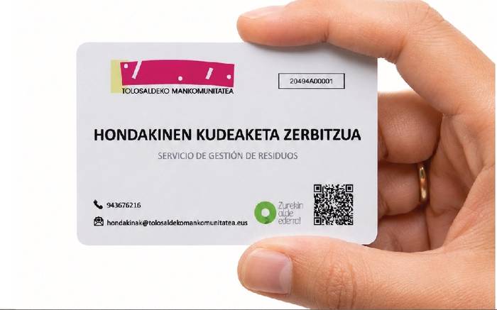 Txartel bidezko hondakin sistema berria jarriko dute