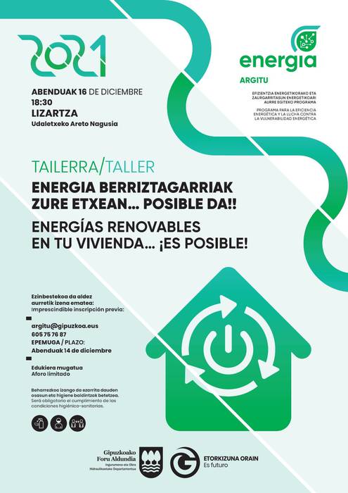 Tailerra. Energia Argitu