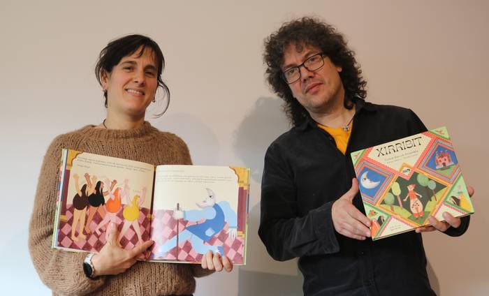 Laminak eta iratxo musikariak Orfeoren alegia gaurkotuan