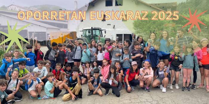 Zabalik da izen-ematea Oporretan Euskaraz udaleku irekietan