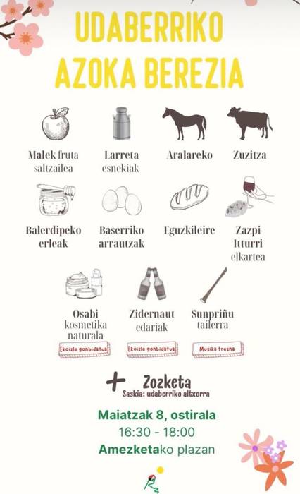 Udaberriko azoka berezia