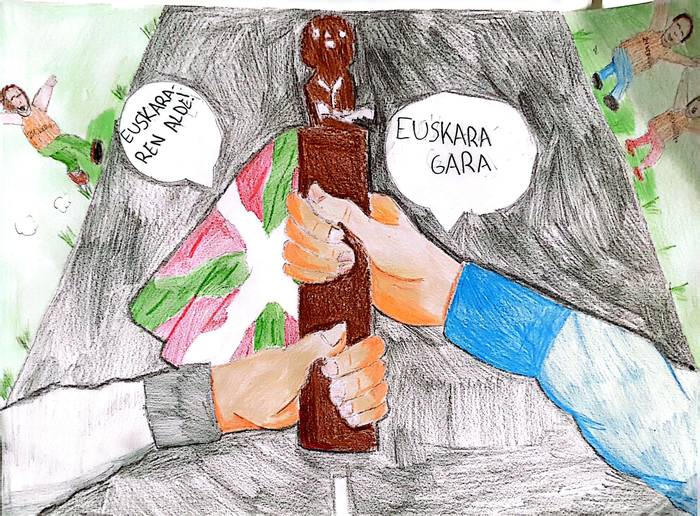 Eskutik eskura korrikan